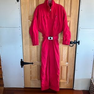 Vintage Bogner Red Ski Suit women’s 8R
